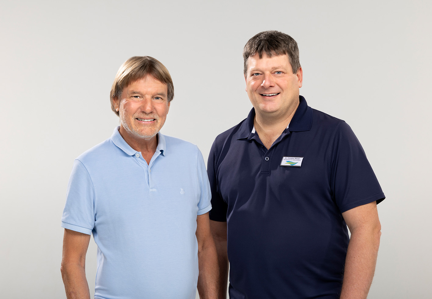 Dr. Christian Weiger und Dr. Joachim Kieferle